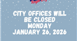 City Offices Closed 12625
